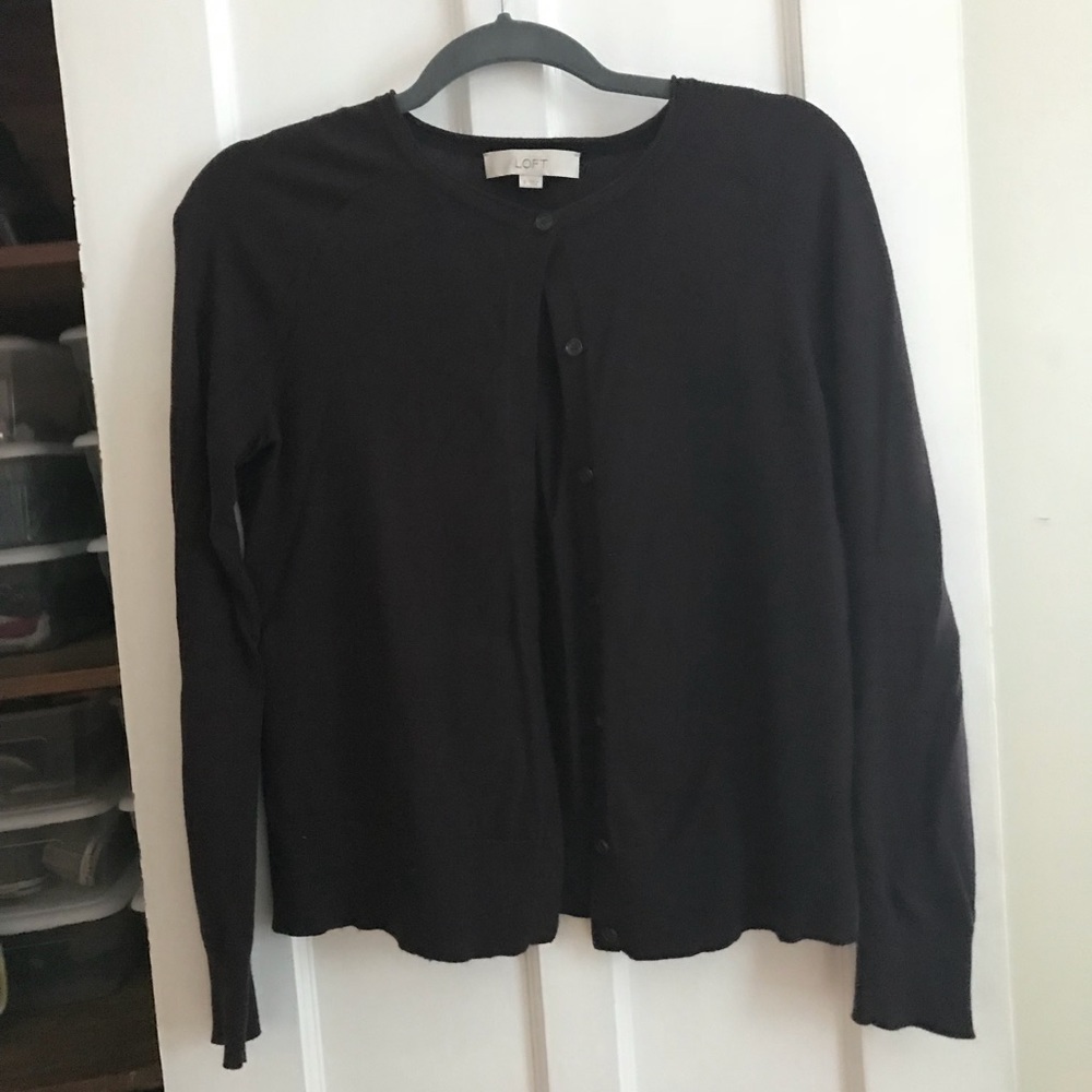 Loft Cardigan, Purple